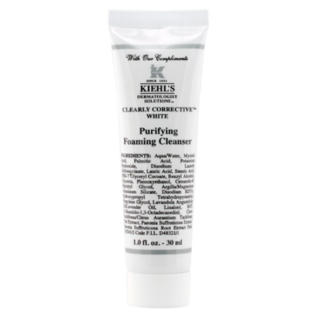 Kiehl's, Kiehl's Clearly Corrective White Purifying Foaming Cleanser, Kiehl's Clearly Corrective White Purifying Foaming Cleanser รีวิว, Kiehl's Clearly Corrective White Purifying Foaming Cleanser ราคา, Kiehl's Clearly Corrective White Purifying Foaming Cleanser 30 ml., Kiehl's Clearly Corrective White Purifying Foaming Cleanser 30 ml. คลีนเซอร์โฟมเคลียร์ทุกปัญหาจุดด่างดำ ลดความหมองคล้ำ เพื่อผิวขาวกระจ่างใส