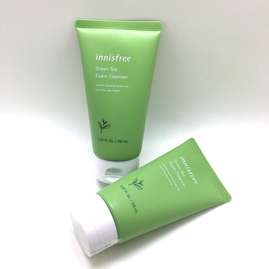 Innisfree, Innisfree Green Tea Foam Cleanser, Innisfree Green Tea Foam Cleanser  รีวิว, Innisfree Green Tea Foam Cleanser ราคา, Innisfree Green Tea Foam Cleanser 150 ml., Innisfree Green Tea Foam Cleanser 150 ml. โฟมล้างหน้าเนื้อเนียนนุ่ม อุดมไปด้วยความชุ่มชื้นจากน้ำสกัดชาเขียวสด ช่วยทำความสะอาดและกักเก็บความชุ่มชื้น