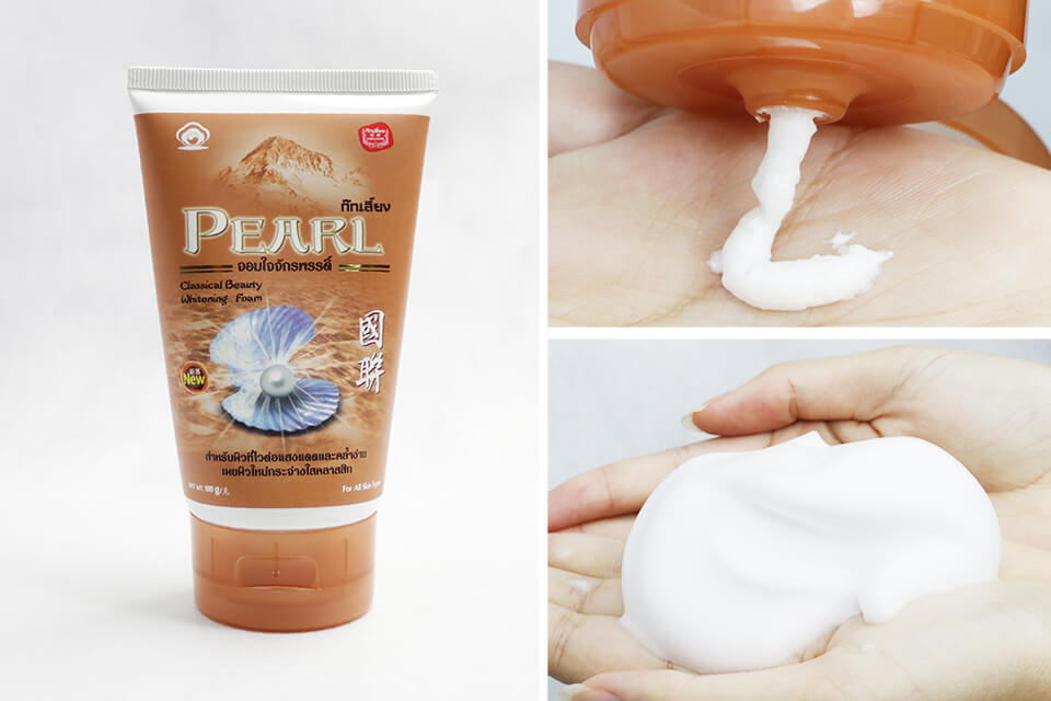 ก๊กเลี้ยง Kokliang Pearl Whitening Foam 100 g  ฟองโฟมเนื้อนุ่ม ทำความสะอาดผิวได้อย่างล้ำลึก 